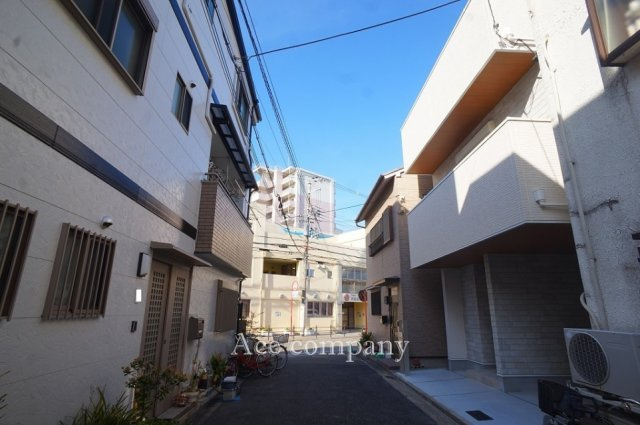 【前面道路含む現地写真】 | 平野区瓜破東4丁目 | 【前面道路：幅員4ｍ】