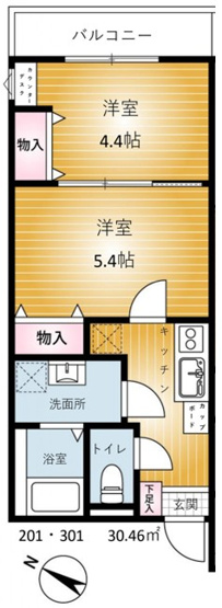【間取り】 | REVENE小倉
