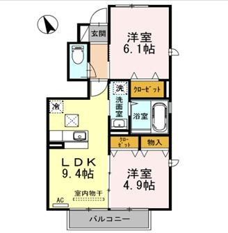 エルミタージュの間取り