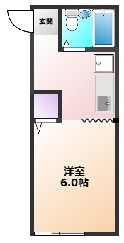 コーポハナブサの間取り