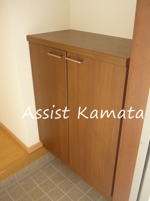 グレイス久が原の玄関