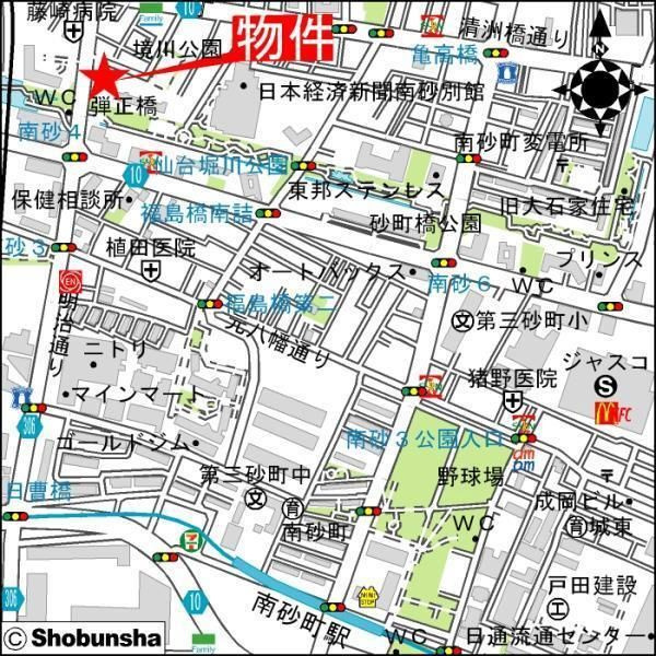 ヴェーネル滝沢の地図