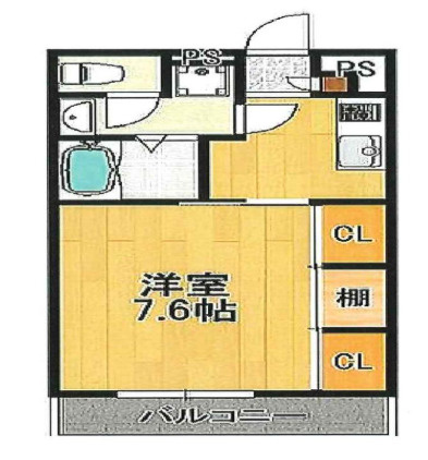 ラ・ヴェリテ水天宮【キャッシュバック対象物件】の間取り