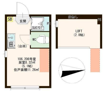 【間取り】 | ハーモニーテラス成田東Ⅱ