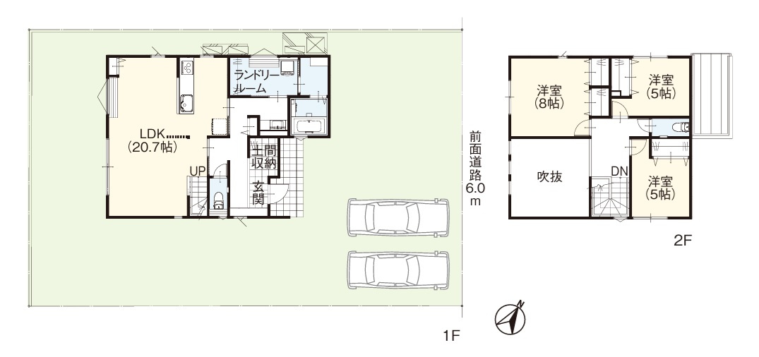 パパまるハウス  ひたちなか市田彦　限定1棟！の間取り|　
☆吹抜けが自慢のLDK。ゆったり20帖、明るく開放的。収納スペースは全室に配備されております。Z空調搭載、24時間換気システムで家の中の寒暖差を抑えます。地震、台風に強い耐力面材で安心！