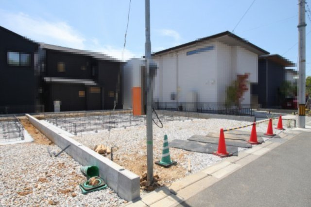 高知市鴨部　１号棟　新築戸建　【全2区画】3期2棟1　の外観|１号棟　土地面積　156.11㎡　（約47.22坪）