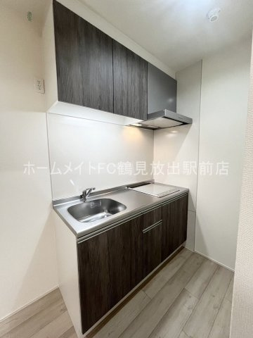 大阪市城東区東中浜５丁目のアパートのキッチン