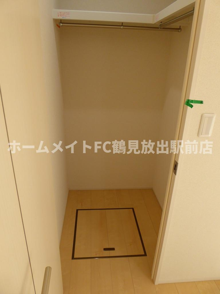 大阪市城東区新喜多東２丁目のアパートの収納