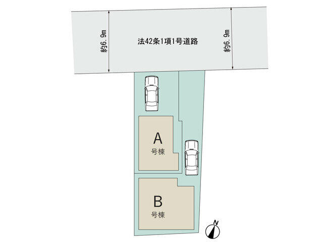市川市相之川１丁目１０１４番の区画図