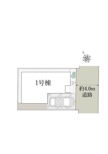 市川市平田４丁目０１期の区画図