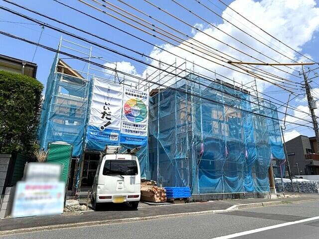 市川市東菅野１丁目２０５０番の前面道路含む現地写真|A号棟側からの撮影。