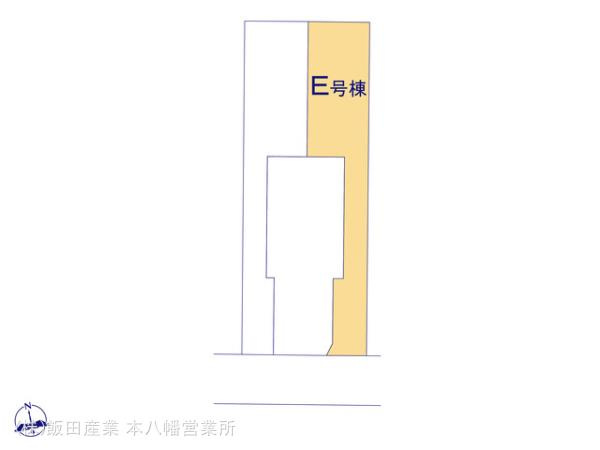 市川市原木３丁目８５２番の区画図