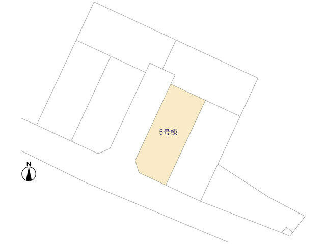 ４３７３市川市曽谷１６期７棟の区画図
