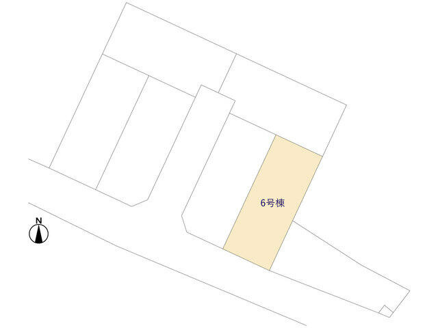 ４３７３市川市曽谷１６期７棟の区画図