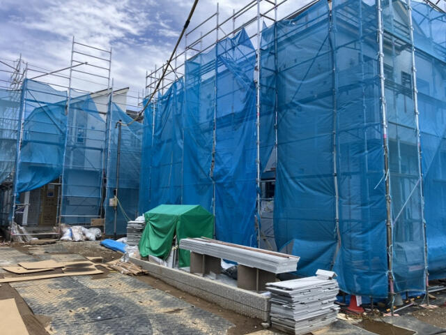 ブルーミングガーデン　市川市曽谷４丁目４棟／１期４号棟の前面道路含む現地写真|★販売現地★2026.5.4撮影