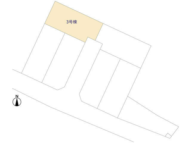 ４３７３市川市曽谷１６期７棟の区画図