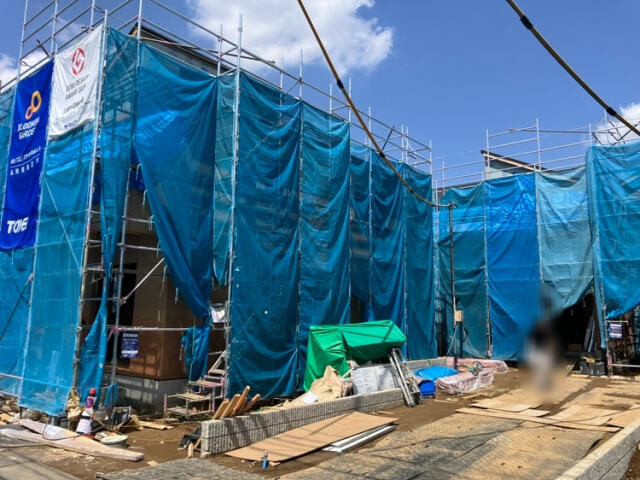 ブルーミングガーデン　市川市曽谷４丁目４棟／１期２号棟の前面道路含む現地写真|★販売現地★2026.4.11撮影