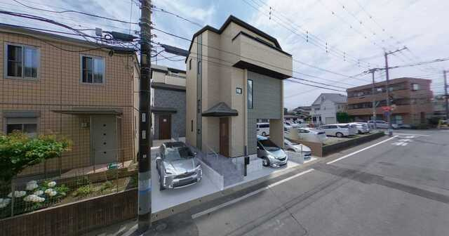 市川市下新宿３１２番の前面道路含む現地写真