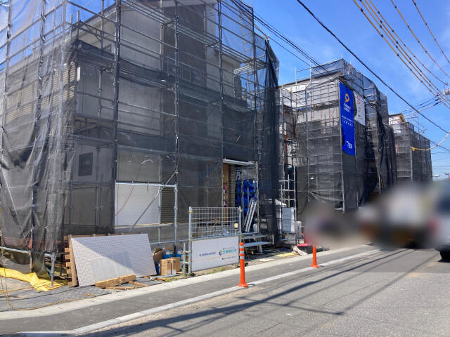 ブルーミングガーデン　市川市下貝塚３丁目３棟／１期１号棟の前面道路含む現地写真|★販売現地★2026.7.11撮影