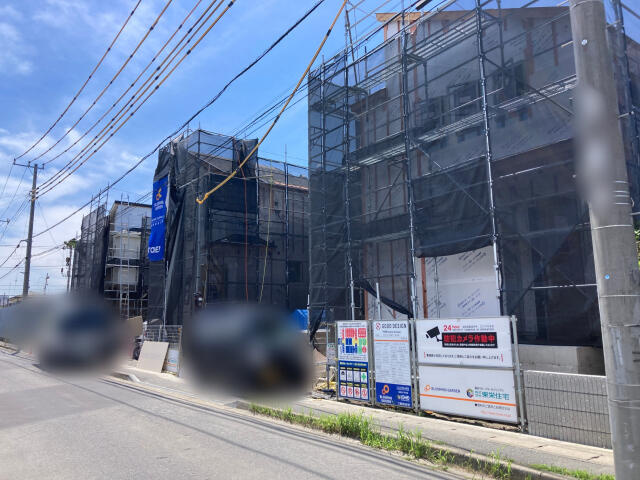 ブルーミングガーデン　市川市下貝塚３丁目３棟／１期１号棟の前面道路含む現地写真|★販売現地★2026.7.11撮影