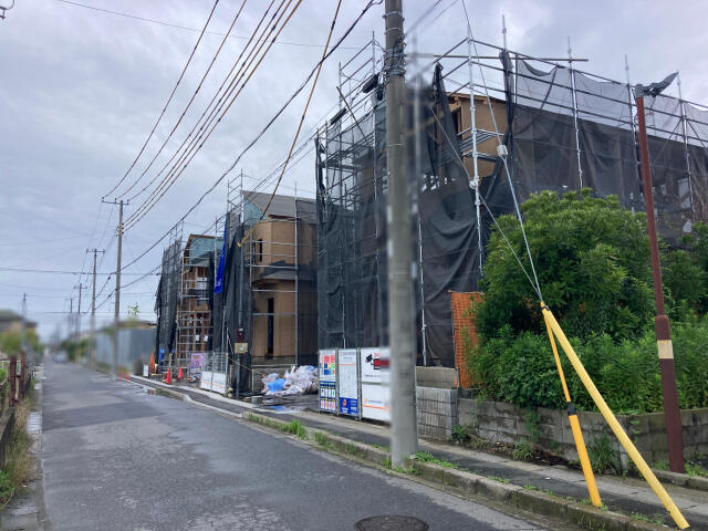 ブルーミングガーデン　市川市下貝塚３丁目３棟／１期１号棟の前面道路含む現地写真|★販売現地★2026.6.28撮影