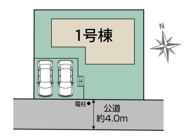 ブルーミングガーデン　市川市国府台５丁目１棟／１期１号棟の区画図|市川市国府台5丁目1棟区画図
