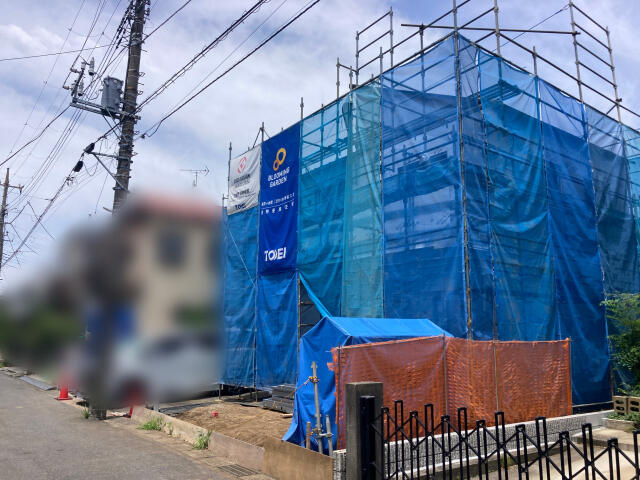 ブルーミングガーデン　市川市国府台５丁目１棟／１期１号棟の前面道路含む現地写真|★販売現地★2026.7.11撮影