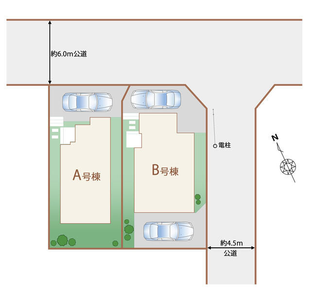 市川市国府台４丁目３５５９番の区画図|区画図