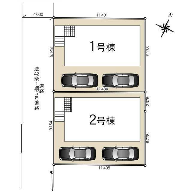 市川市柏井町　第１６の区画図