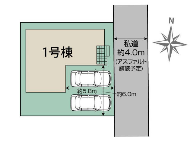 ブルーミングガーデン　船橋市大穴北４丁目１棟／１期１号棟の間取り|船橋市大穴北4丁目1棟区画図