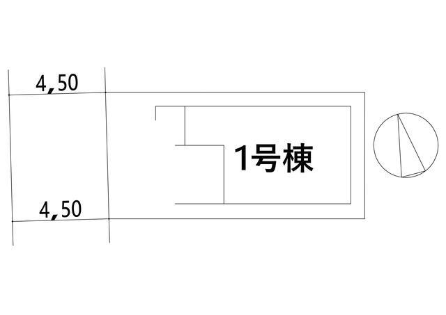 船橋前原西１丁目　第１期の区画図