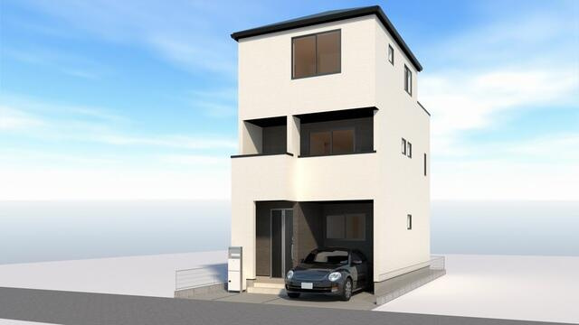 船橋前原西１丁目　第１期の外観パース
