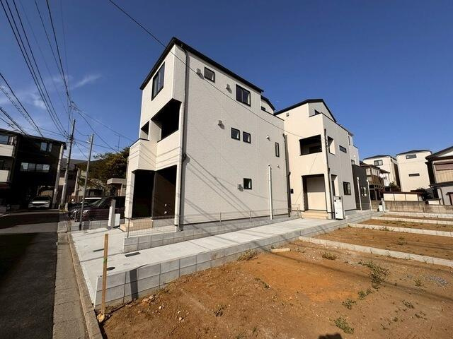 船橋前原西１丁目　第１期の前面道路含む現地写真