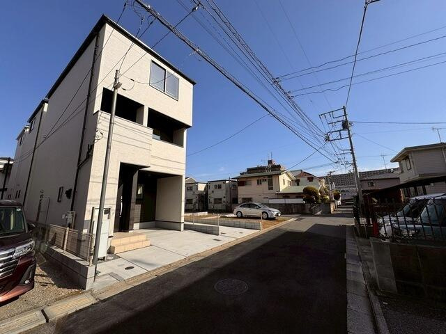 船橋前原西１丁目　第１期の前面道路含む現地写真