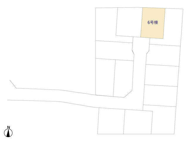 ４２７３船橋市二和東１１期１３棟の区画図