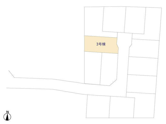 ４２７３船橋市二和東１１期１３棟の区画図