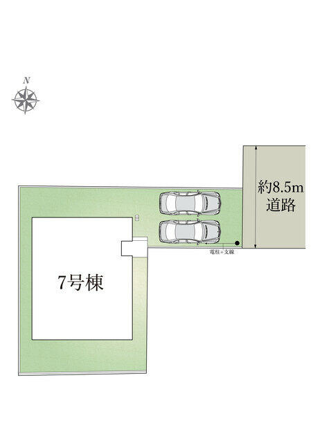 船橋二和西５丁目　第１期の区画図