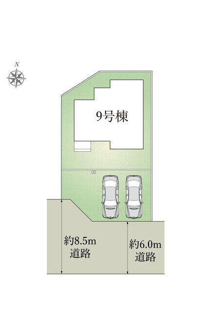 船橋二和西５丁目　第１期の区画図