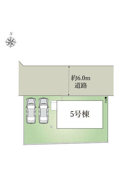 船橋二和西５丁目　第１期の区画図