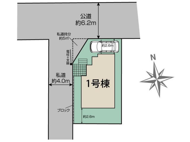 ブルーミングガーデン　船橋市夏見台６丁目１棟／１期１号棟の区画図|船橋市夏見台6丁目1棟区画図