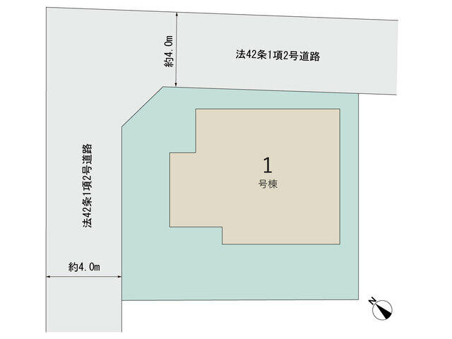 ４３１５船橋市高根台７期１棟の区画図