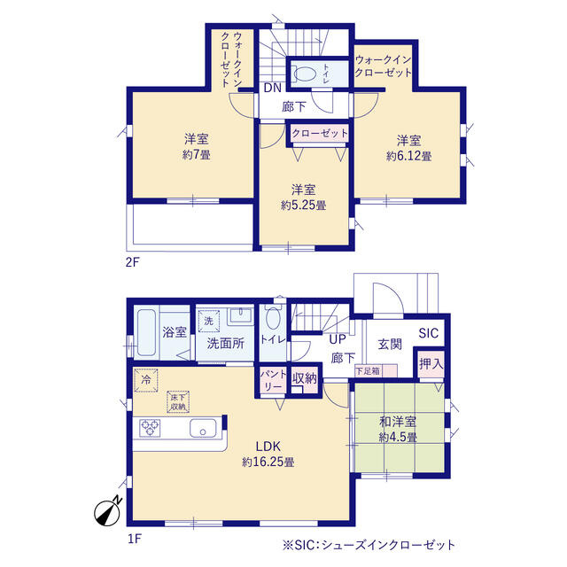 ４３１５船橋市咲が丘２４期３棟の間取り