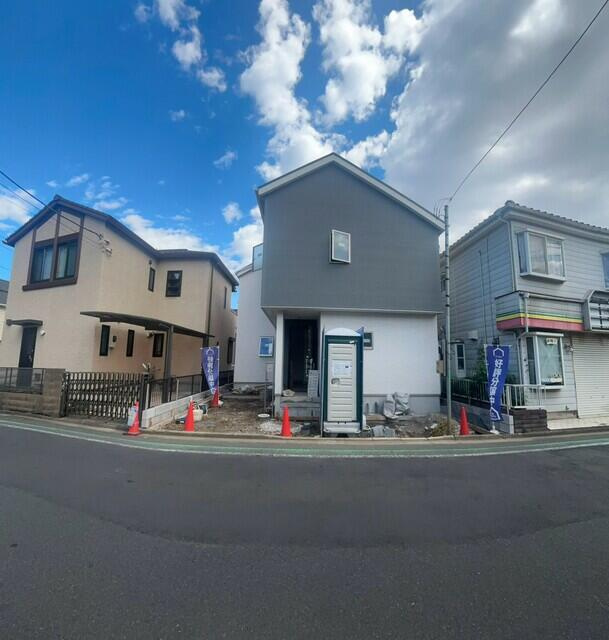 船橋市高野台４丁目０１期の前面道路含む現地写真