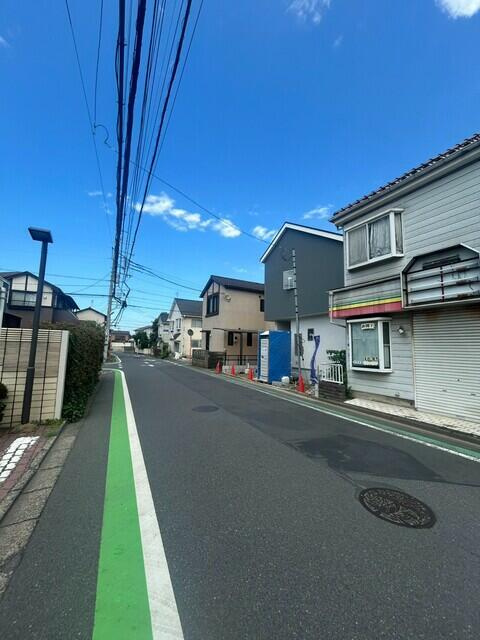 船橋市高野台４丁目０１期の前面道路含む現地写真
