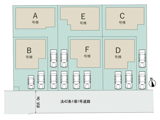 新松戸３４期の区画図