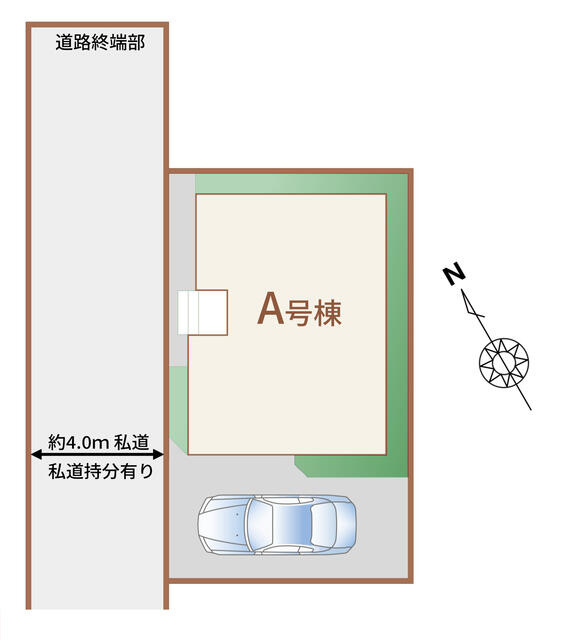 松戸市胡録台６６番の区画図|区画図