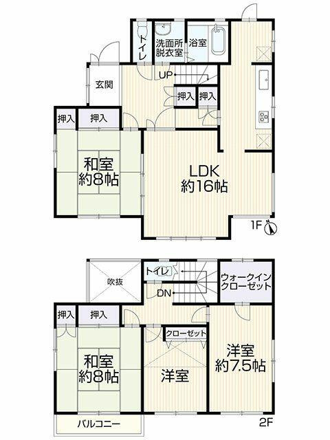 松戸市金ケ作２７０－７３の間取り|間取り