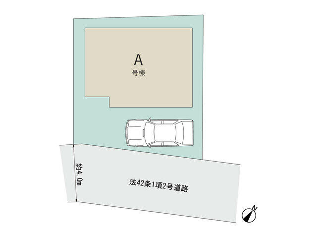 船橋市大穴南５丁目７２６番の区画図
