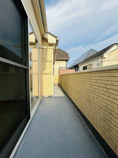 松戸市中和倉３１２－２のバルコニー