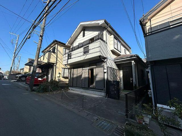 松戸市中和倉８４－６の前面道路含む現地写真|現地外観